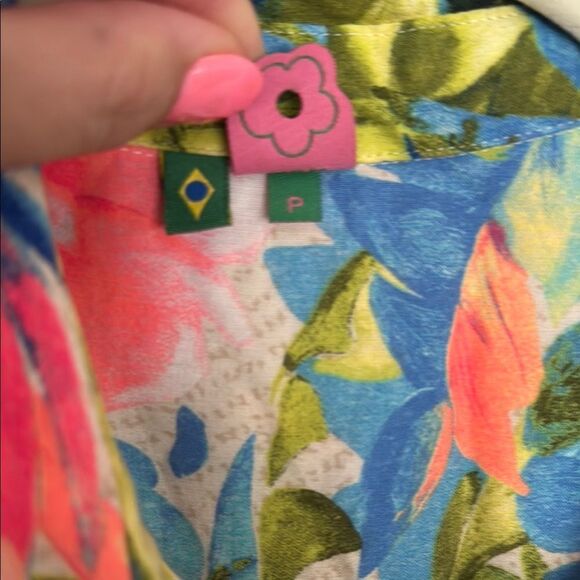 FARM Rio Bright Tropical Blouse - Picture 3 of 6